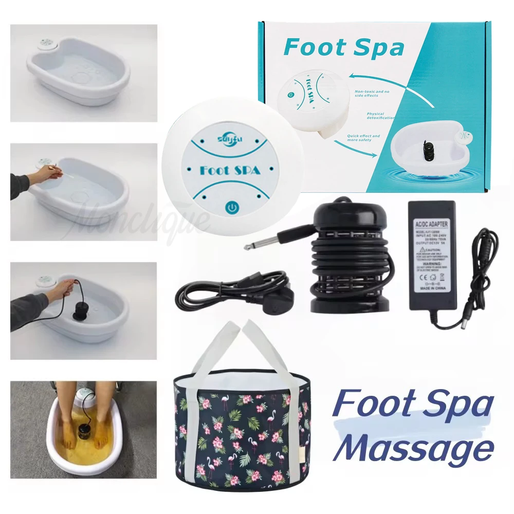 Detox Electric Foot Machine Ion Cleaning Foot Bath Hydrotherapy Massage Vibrat Care Array Relieve Stress Muscle Healthy Massager
Detox Electric Foot Machine Ion Cleaning Foot Bath Hydrotherapy Massage Vibrat Care Array Relieve Stress Muscle Healthy Massager