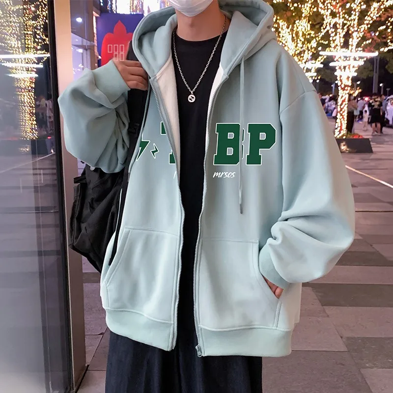 American High Street Sle Fce Lined Hooded Open Cardigan Sweatirt Casual Loose Men's Spring Autumn Faion Youthful
American High Street Sle Fce Lined Hooded Open Cardigan Sweatirt Casual Loose Men's Spring Autumn Faion Youthful