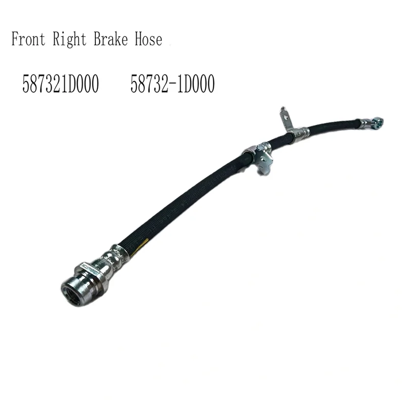 587321D000 Front Right Brake Hose For Kia Rondo 2.4L 2.7L 2007 To 2010 58732-1D000
587321D000 Front Right Brake Hose For Kia Rondo 2.4L 2.7L 2007 To 2010 58732-1D000