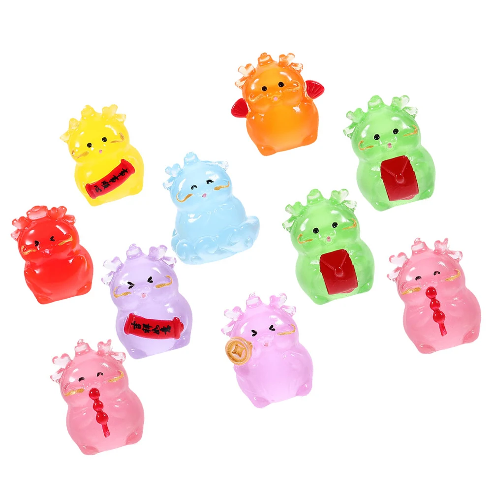 10Pcs Glow in The Dark Resin Dragon Decoration Mini Dragon Ornaments Micro Landscape Garden Yard Car Decor Night Light
10Pcs Glow in The Dark Resin Dragon Decoration Mini Dragon Ornaments Micro Landscape Garden Yard Car Decor Night Light