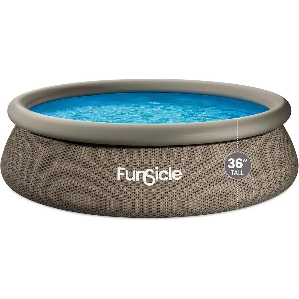 12ft x 36in Easy-Setup Round Above Ground Pool with Filter Pump
12ft x 36in Easy-Setup Round Above Ground Pool with Filter Pump