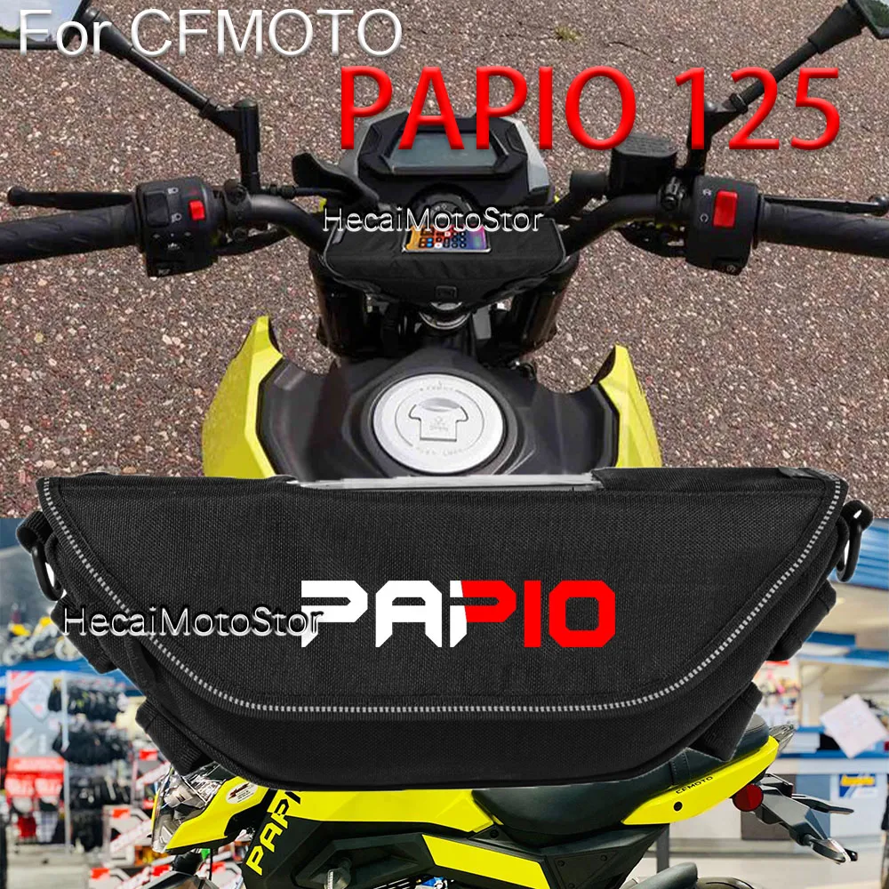 Motorcycle Bag Motorcycle accessory Waterproof And Dustproof Handlebar Storage Bag navigation bag For CFMOTO PAPIO 125 Papio
Motorcycle Bag Motorcycle accessory Waterproof And Dustproof Handlebar Storage Bag navigation bag For CFMOTO PAPIO 125 Papio