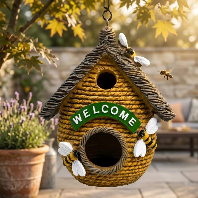 Tree Stump Birdhouse Feeder Honeycomb Nest Rustic Wooden Garden Patio Home Yard Table Decor Ideal Holiday Gift For Bird Lovers
Tree Stump Birdhouse Feeder Honeycomb Nest Rustic Wooden Garden Patio Home Yard Table Decor Ideal Holiday Gift For Bird Lovers
