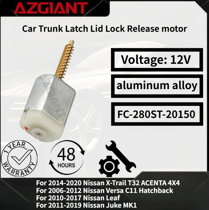 For 2014-2020 Nissan X-Trail T32 ACENTA 4X4 Car Trunk Latch Lid Lock Release motor New high-quality parts Auto Accessories OEM
For 2014-2020 Nissan X-Trail T32 ACENTA 4X4 Car Trunk Latch Lid Lock Release motor New high-quality parts Auto Accessories OEM