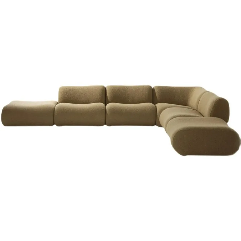 Combination sofa three-person small apartment retro fabric sofa designer furniture
Combination sofa three-person small apartment retro fabric sofa designer furniture