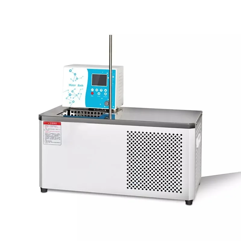8L -40℃ to 100℃ Lab Refrigerated/Heating Circulator Bath with Magnetic Stirrer
8L -40℃ to 100℃ Lab Refrigerated/Heating Circulator Bath with Magnetic Stirrer