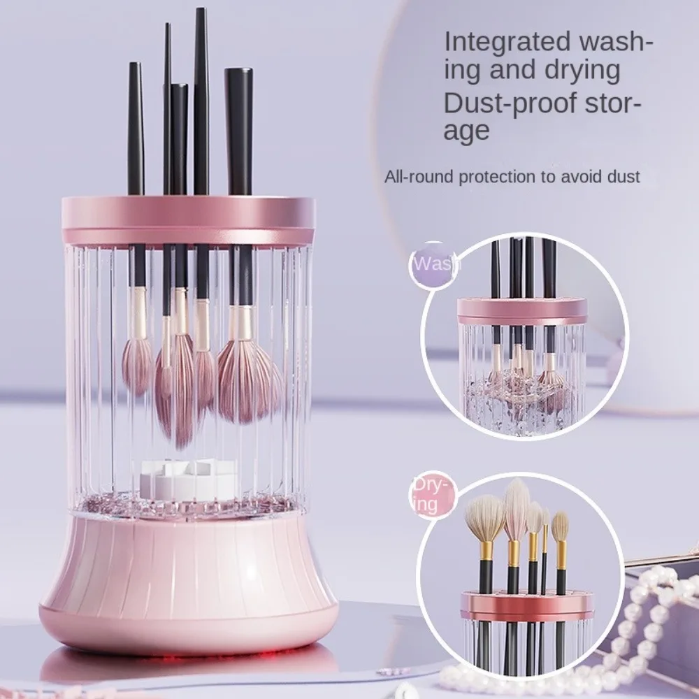 Rechargeable Electric Makeup Brush Cleaner Convenient Quick-dry Cosmetic Brush Cleaner Machine Rotary Visible
Rechargeable Electric Makeup Brush Cleaner Convenient Quick-dry Cosmetic Brush Cleaner Machine Rotary Visible