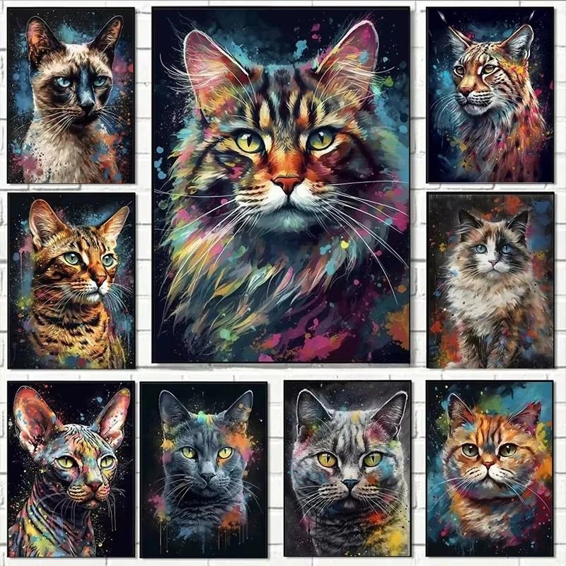 1000Pieces Jigsaw Puzzle Watercolor Cat Graffiti Art Bengal Ragdoll Siamese For Adults Family Fun Relaxing Brain Teaser Gift
1000Pieces Jigsaw Puzzle Watercolor Cat Graffiti Art Bengal Ragdoll Siamese For Adults Family Fun Relaxing Brain Teaser Gift