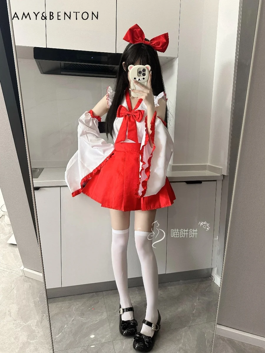Summer Japanese kimono dress cosplay witch comic show costume Lolita high waist slim V-neck two-piece short-sleeved maid outfit
Summer Japanese kimono dress cosplay witch comic show costume Lolita high waist slim V-neck two-piece short-sleeved maid outfit