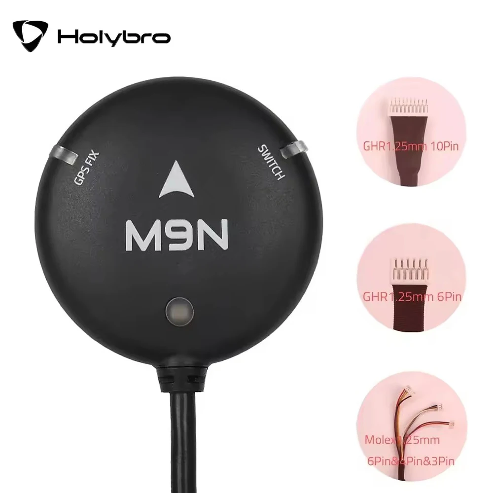 Holybro M9N GPS Module IST8310 Compass LED Indicator Can Be Received Concurrently Major GNSS Constellations for RC FPV Drone
Holybro M9N GPS Module IST8310 Compass LED Indicator Can Be Received Concurrently Major GNSS Constellations for RC FPV Drone