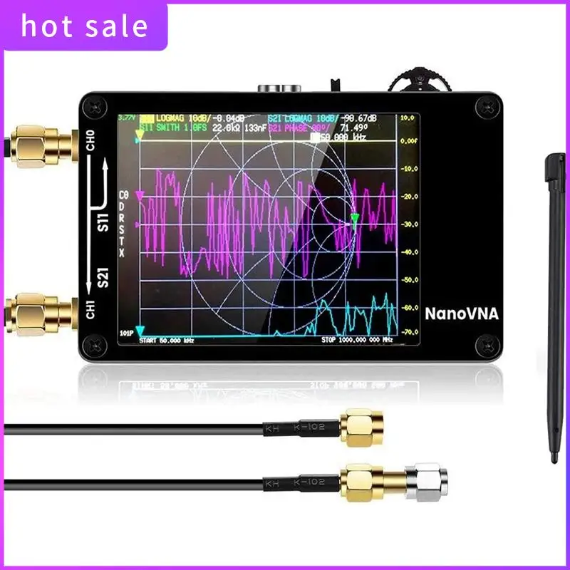 Используется для векторного анализатора сети Nanovna, пресс-экран, VHF, UHF, 50 кГц-900 МГц, антенный анализатор, перезаряжаемый радиочастотный демонстрационный комплект
Используется для векторного анализатора сети Nanovna, пресс-экран, VHF, UHF, 50 кГц-900 МГц, антенный анализатор, перезаряжаемый радиочастотный демонстрационный комплект