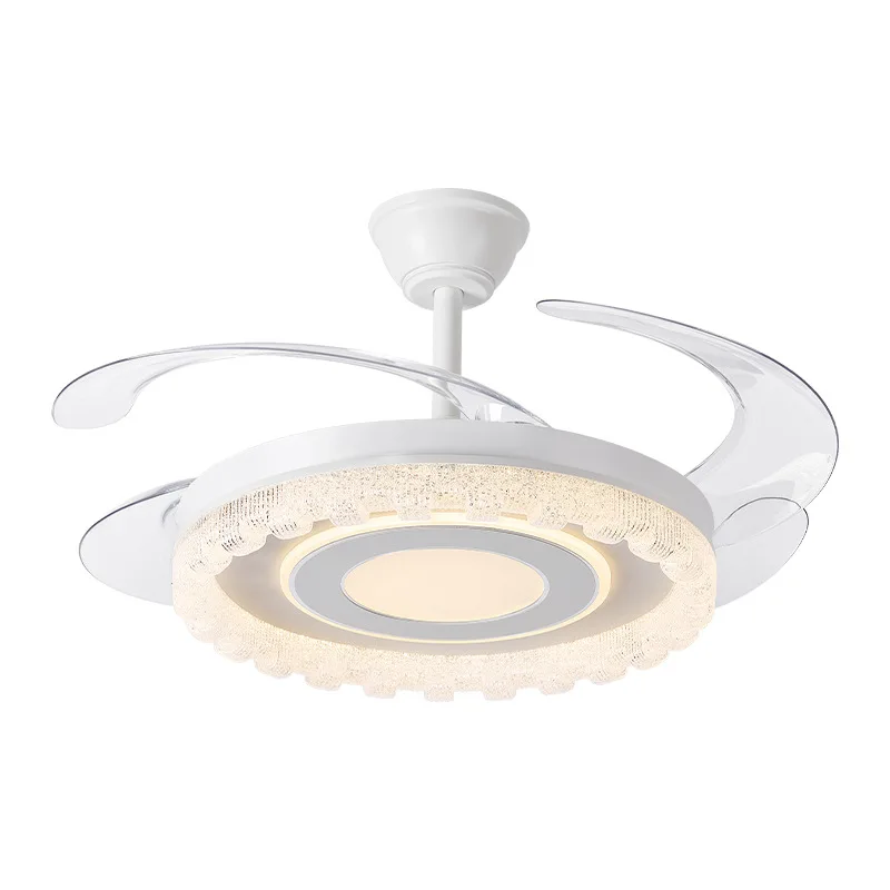 New Nordic fan integrated silent frequency conversion remote control intelligent minimalist ceiling fan
New Nordic fan integrated silent frequency conversion remote control intelligent minimalist ceiling fan
