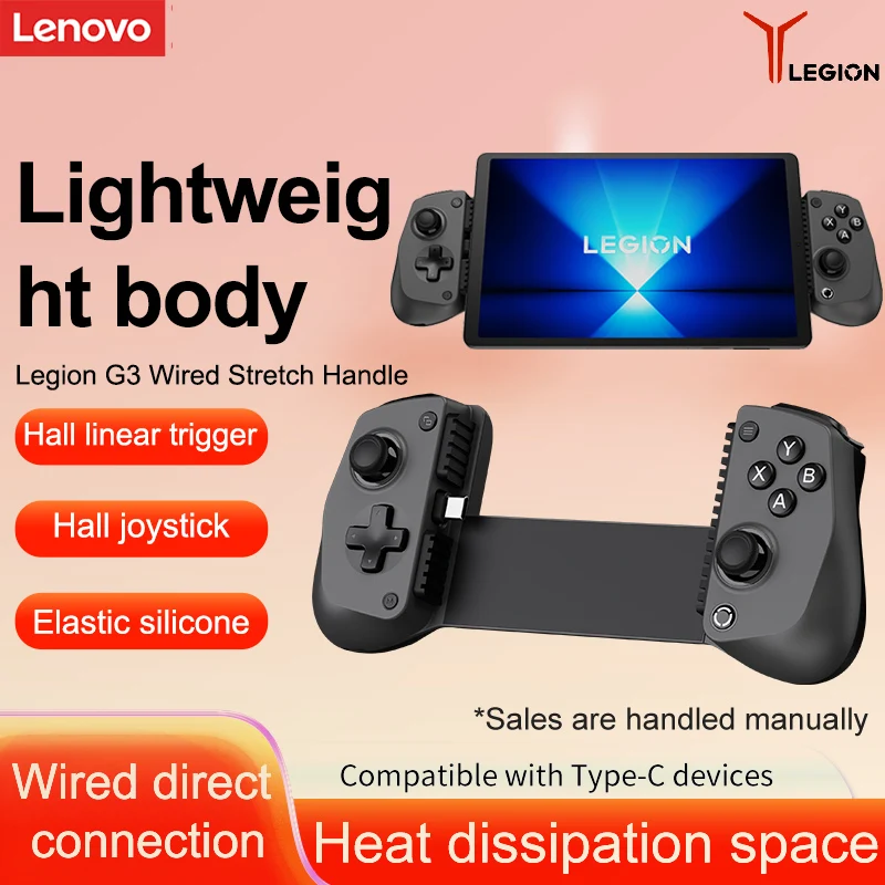 Проводной растягивающийся игровой контроллер Lenovo Legion G3 подходит для планшетов Lenovo Legion Y700 и некоторых устройств Android, iPhone 16/15, iPad Mini — джойстики с эффектом Холла, поддержка мобильных игровых приложений
Проводной растягивающийся игровой контроллер Lenovo Legion G3 подходит для планшетов Lenovo Legion Y700 и некоторых устройств Android, iPhone 16/15, iPad Mini — джойстики с эффектом Холла, поддержка мобильных игровых приложений