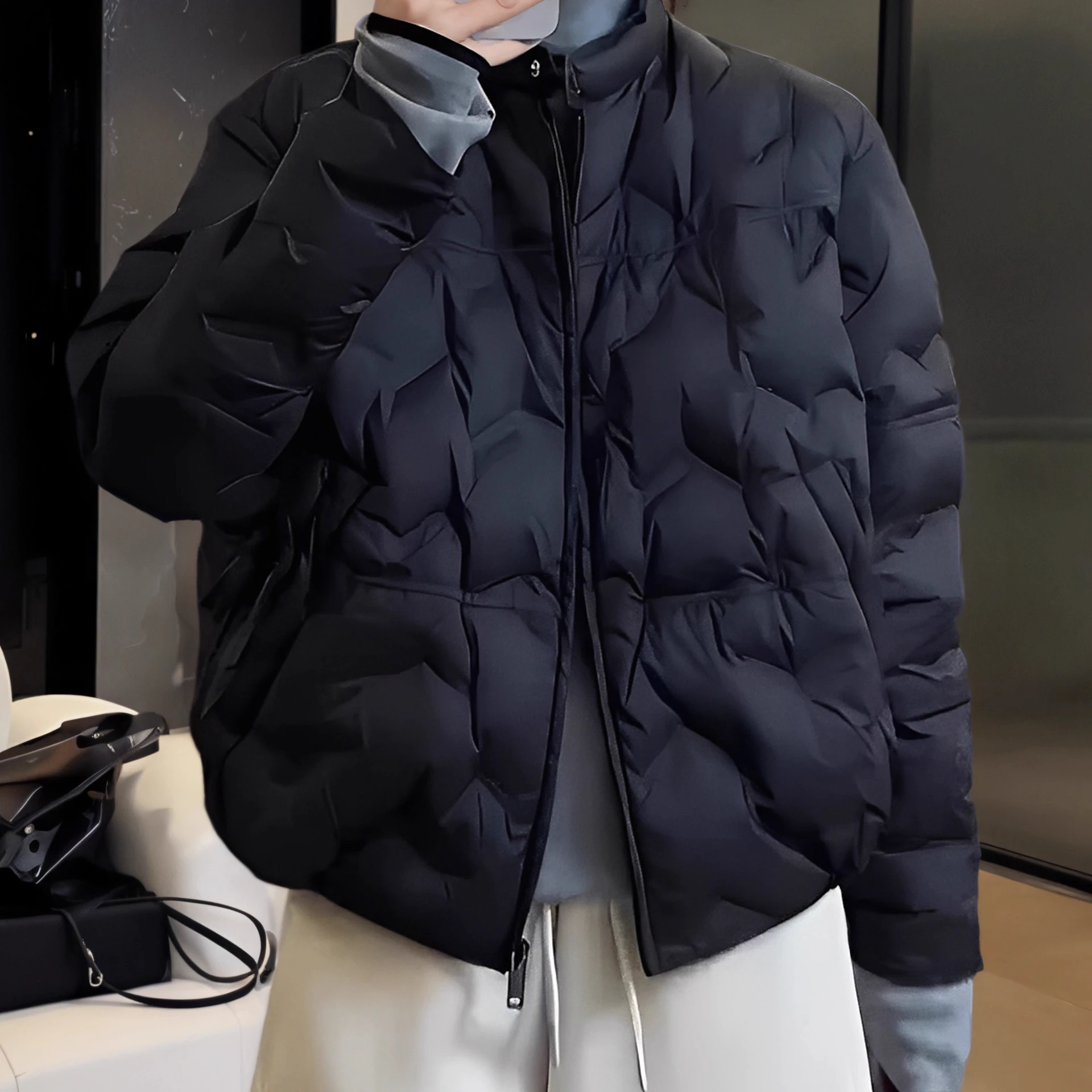 Легкое или черное женское повседневное пальто с воротником-стойкой, теплое белое пальто с перьями Du, тонкая версия, корейский Sle Commut...
Легкое или черное женское повседневное пальто с воротником-стойкой, теплое белое пальто с перьями Du, тонкая версия, корейский Sle Commut...