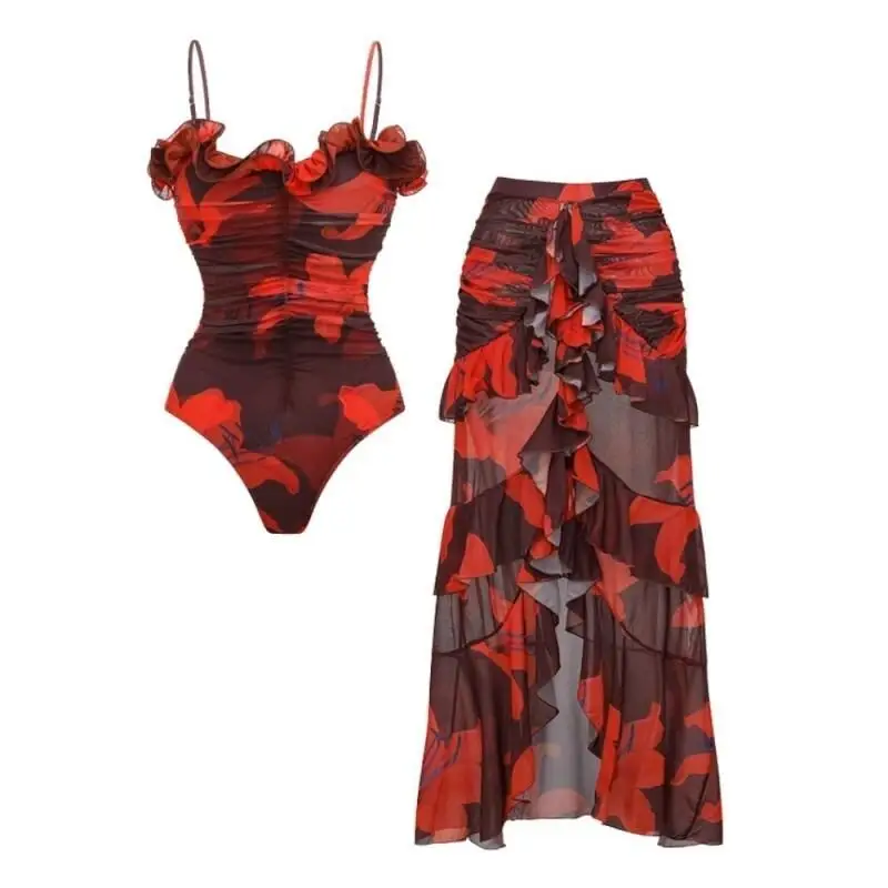 2026 Flaxmaker Summer Lily Contrast Print Fabric Patchwork Swimsuit and Skirt Swimwear Ladies Biquini Bathingsuit Bodysuit
2026 Flaxmaker Summer Lily Contrast Print Fabric Patchwork Swimsuit and Skirt Swimwear Ladies Biquini Bathingsuit Bodysuit