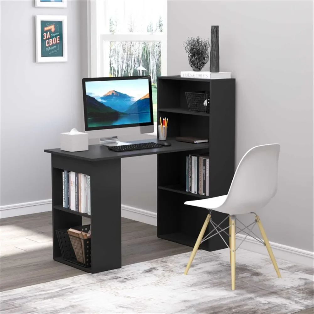 Space saving design Office Desk-black,6 shelves and cubby space ,for a home office, apartment, condo,or college dorm,gaming desk
Space saving design Office Desk-black,6 shelves and cubby space ,for a home office, apartment, condo,or college dorm,gaming desk