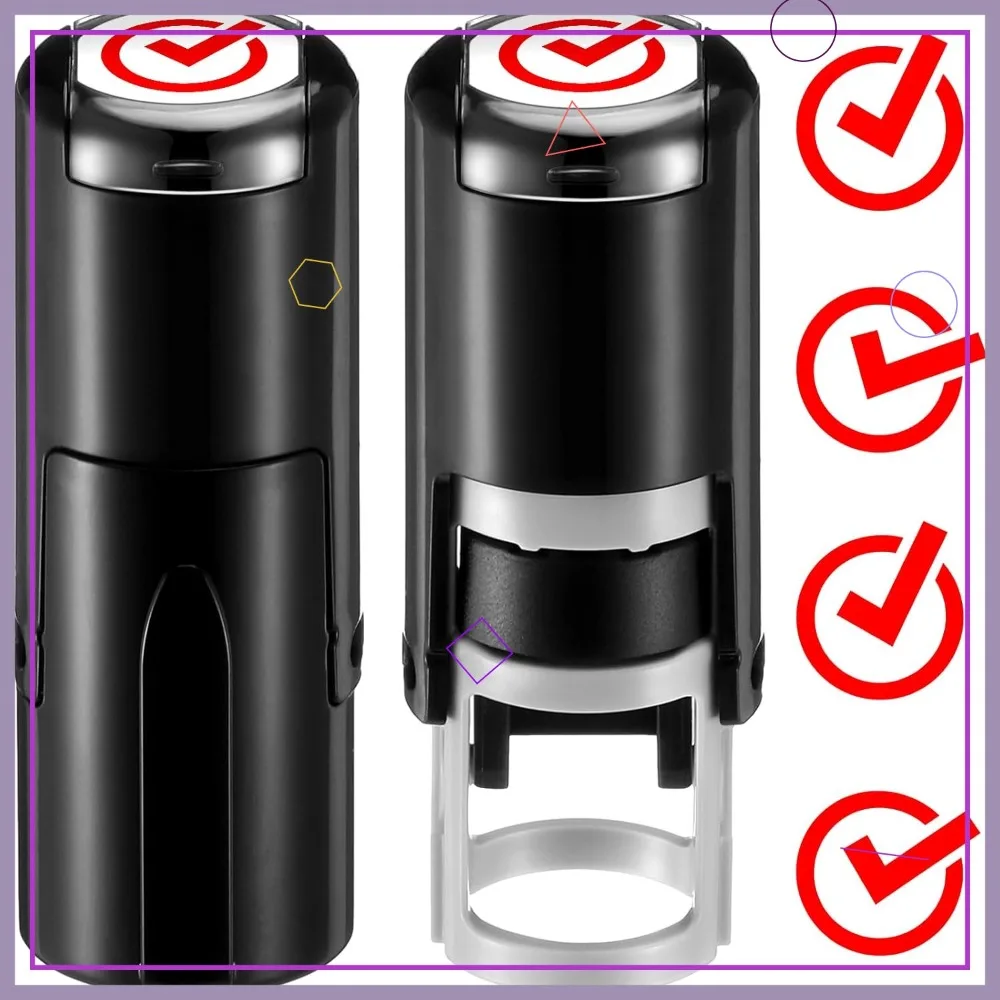 2 Pack Checkmark Print Stamps Red Ink, Mini Self Inking Stamps for Party Activities & Craft Supplies
2 Pack Checkmark Print Stamps Red Ink, Mini Self Inking Stamps for Party Activities & Craft Supplies