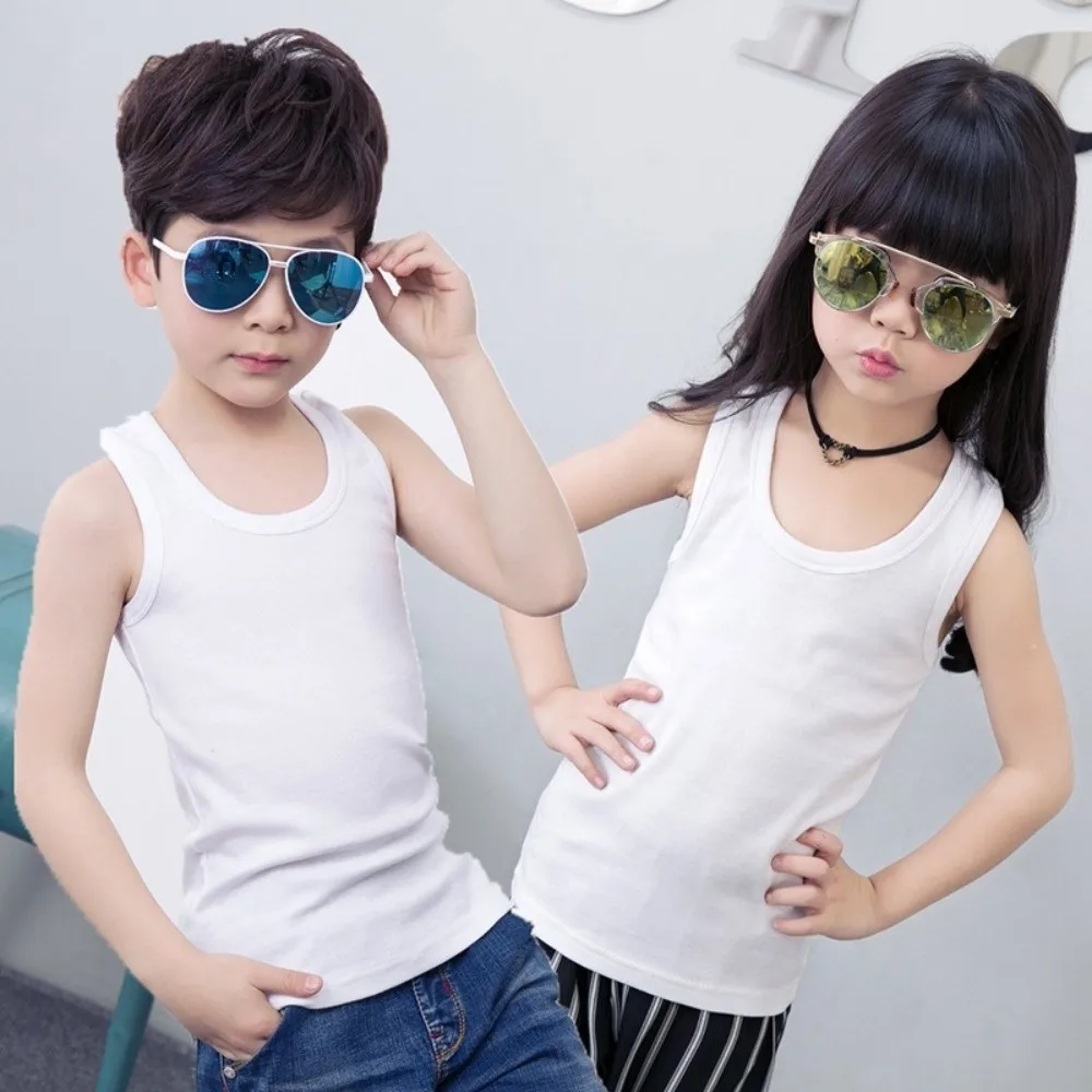 Fashion Cotton Tank Top Sleeveless Solid Color Kids Vest Casual Clothes 2-12Y
Fashion Cotton Tank Top Sleeveless Solid Color Kids Vest Casual Clothes 2-12Y