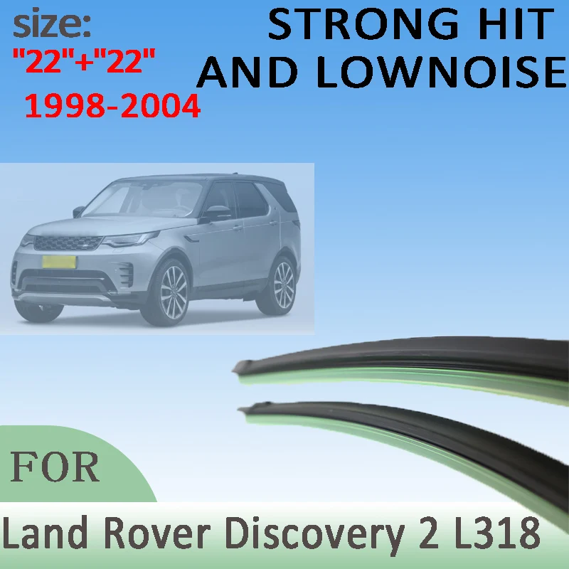 Wiper Front Wiper Blades For Land Rover Discovery 2 L318 1998-2004 1999 2000 2001 Windshield Windscreen Front Window 22"+22"
Wiper Front Wiper Blades For Land Rover Discovery 2 L318 1998-2004 1999 2000 2001 Windshield Windscreen Front Window 22"+22"