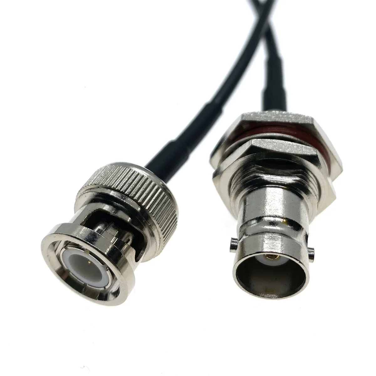 Штепсельная Вилка BNC к гнездовой разъему BNC, радиочастотная лампа, коаксиальный разъем RG174
Штепсельная Вилка BNC к гнездовой разъему BNC, радиочастотная лампа, коаксиальный разъем RG174