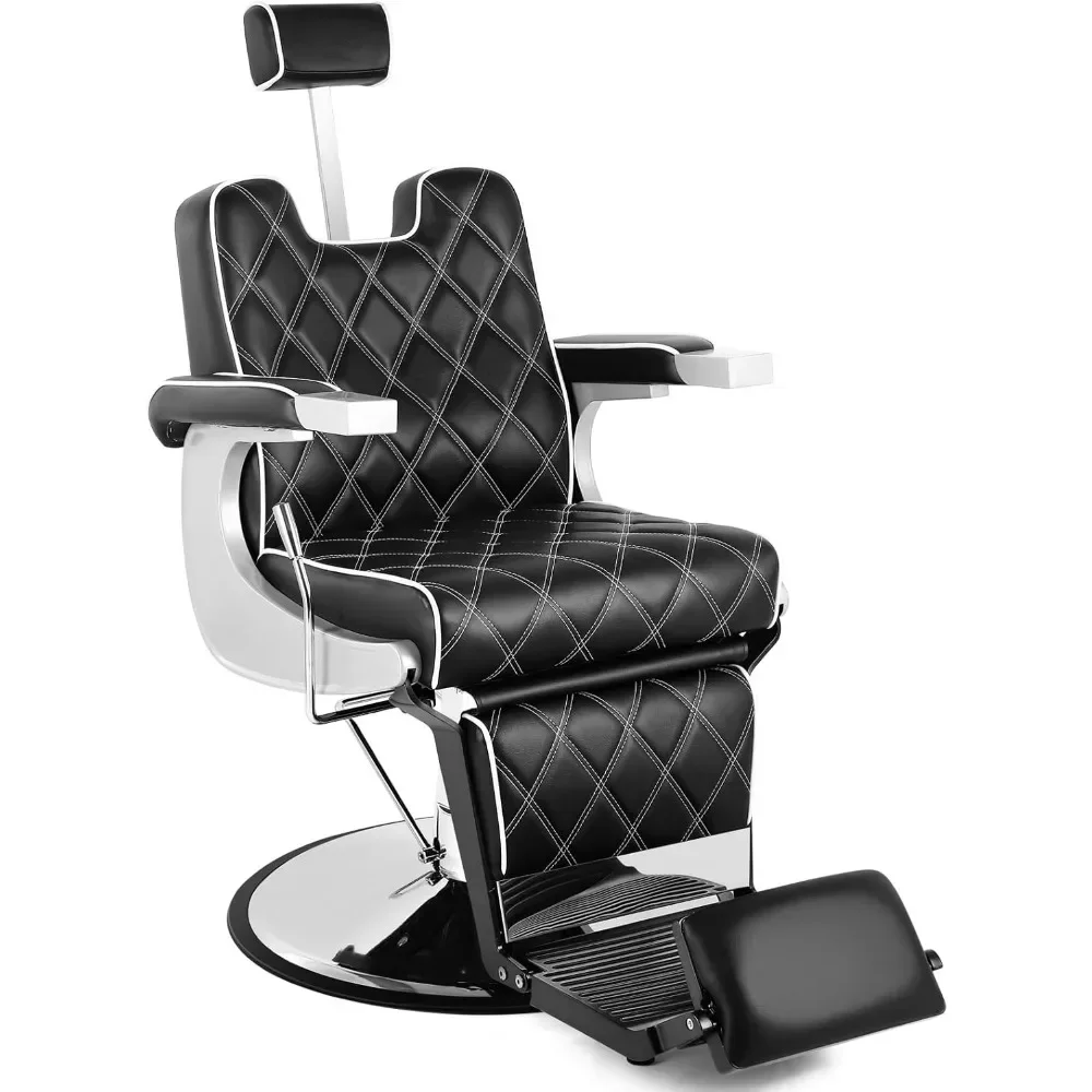 A Barber Chair, Heavy Duty Vintage Barber Chair All Purpose Hydraulic Recline Salon Beauty Spa Styling Equipment Black
A Barber Chair, Heavy Duty Vintage Barber Chair All Purpose Hydraulic Recline Salon Beauty Spa Styling Equipment Black