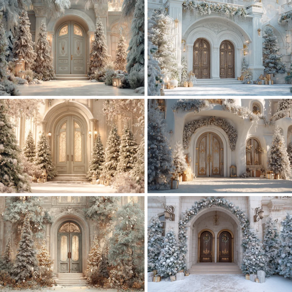 Christmas Background Photography Dreamy Winter Snow Arch Door Xmas Tree Party Decoration Backdrop Shooting Props Photo Studio
Christmas Background Photography Dreamy Winter Snow Arch Door Xmas Tree Party Decoration Backdrop Shooting Props Photo Studio