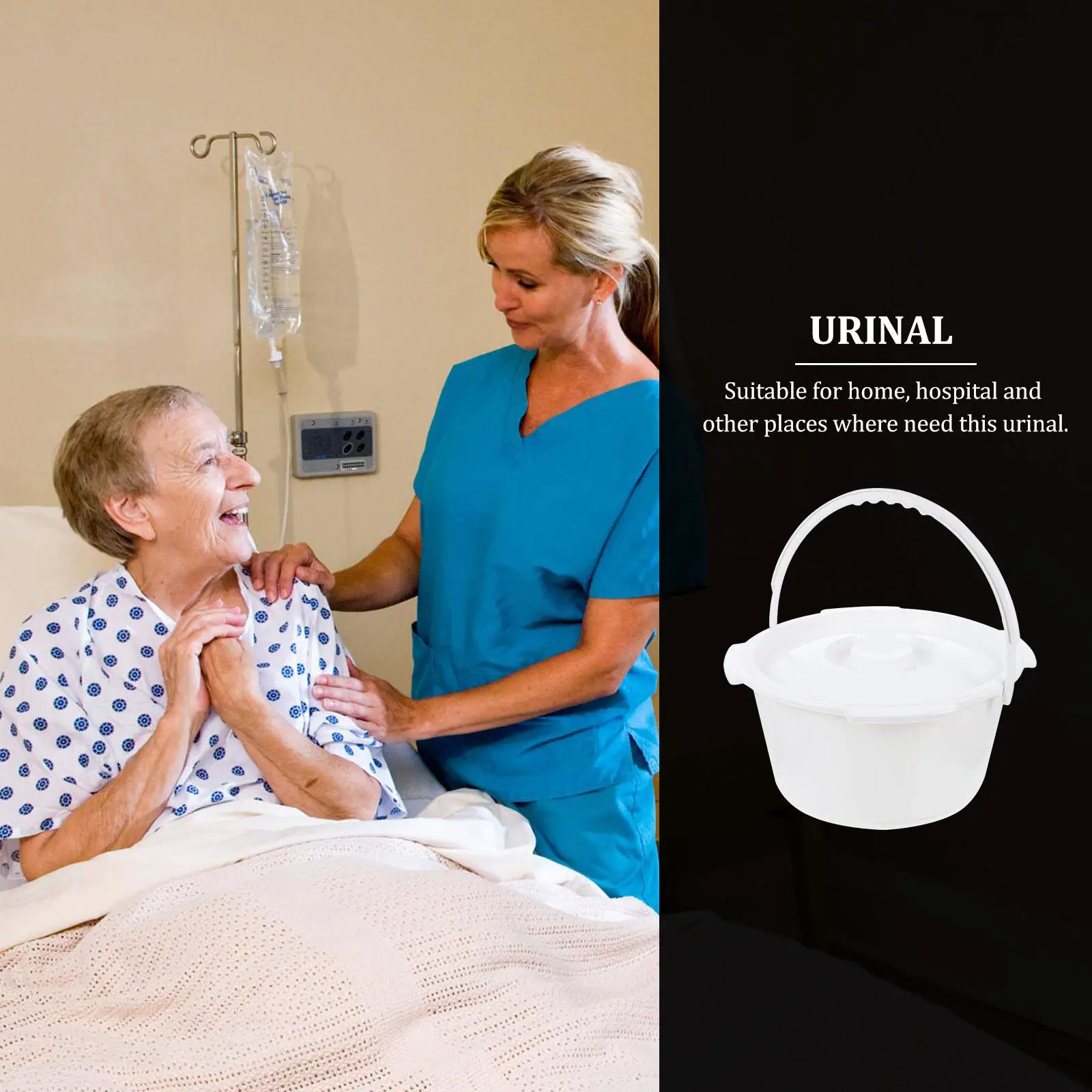 Thickened Portable Plastic Spittoon with Lid for Adults Elderly Night Use Home Chamber Pot Urinal Container Handheld Potty
Thickened Portable Plastic Spittoon with Lid for Adults Elderly Night Use Home Chamber Pot Urinal Container Handheld Potty