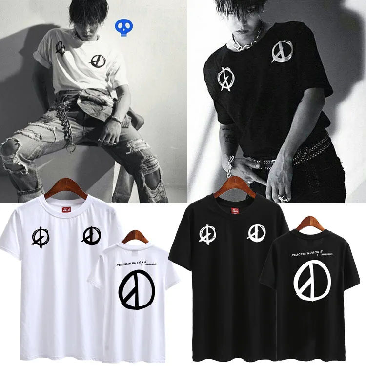 BigBang G Dragon Same T-shirts GD Print T Shirts Summer Clothes Short Sleeve Korean Popular Clothes Streetwear Top Women Men
BigBang G Dragon Same T-shirts GD Print T Shirts Summer Clothes Short Sleeve Korean Popular Clothes Streetwear Top Women Men