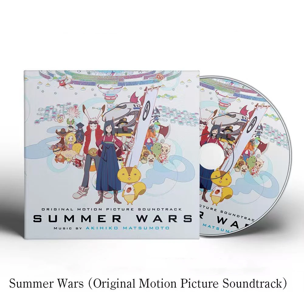 Anime Summer Wars Akihiko Matsumoto Music CD Greatest Hits OST Album Music Record Cosplay Walkman Soundtracks Box Party Music
Anime Summer Wars Akihiko Matsumoto Music CD Greatest Hits OST Album Music Record Cosplay Walkman Soundtracks Box Party Music