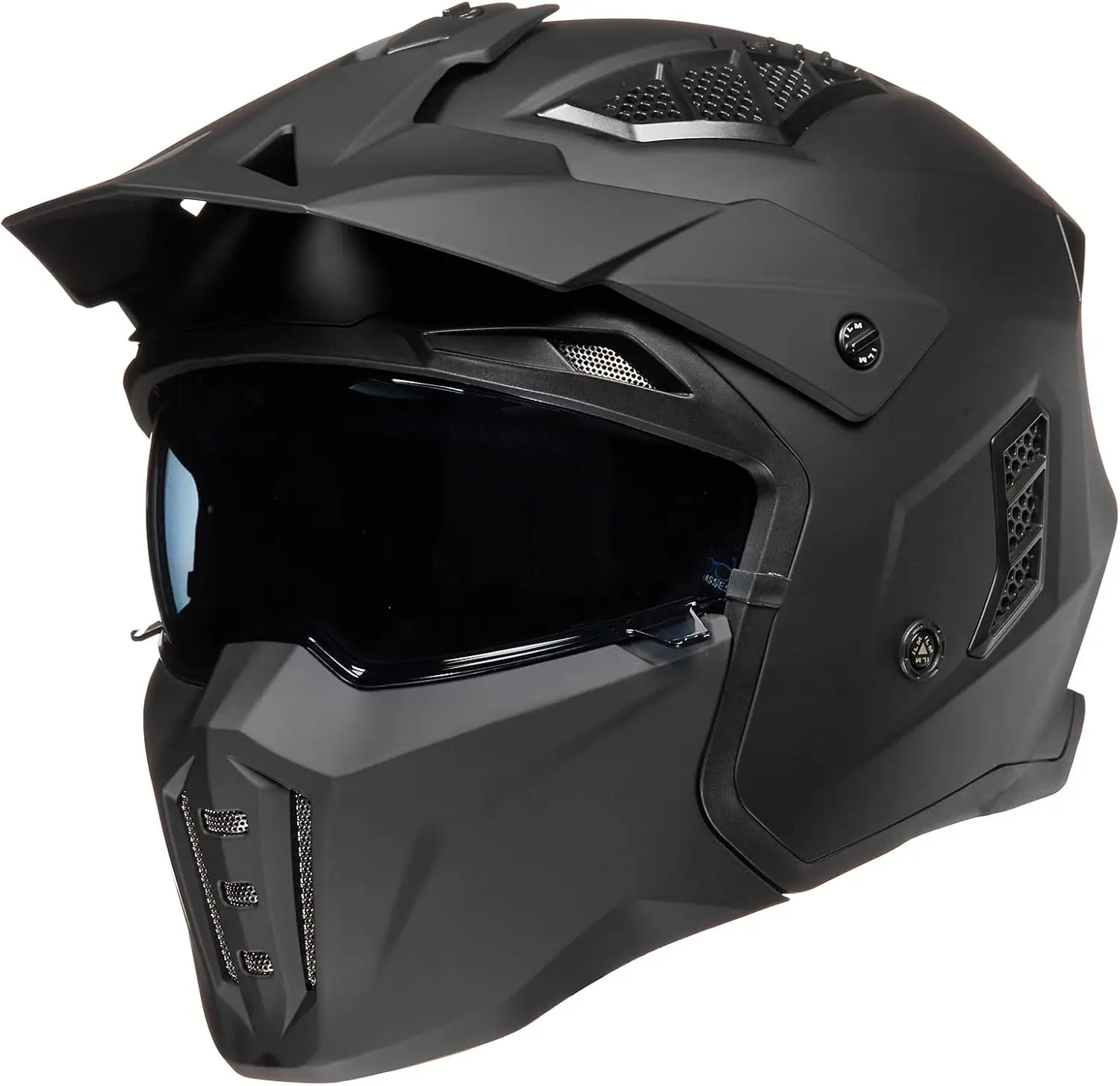 3/4 Open Face Motorcycle Helmet with Visor for Men Women Moped ATV Cruiser Scooter DOT Z302 Matte Black Large
3/4 Open Face Motorcycle Helmet with Visor for Men Women Moped ATV Cruiser Scooter DOT Z302 Matte Black Large