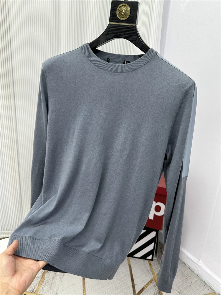 Удобный легкий мужской круглый трикотаж Ne Pure Color на тонкой основе, модный Urban Sle из смеси хлопка Long Sve
Удобный легкий мужской круглый трикотаж Ne Pure Color на тонкой основе, модный Urban Sle из смеси хлопка Long Sve