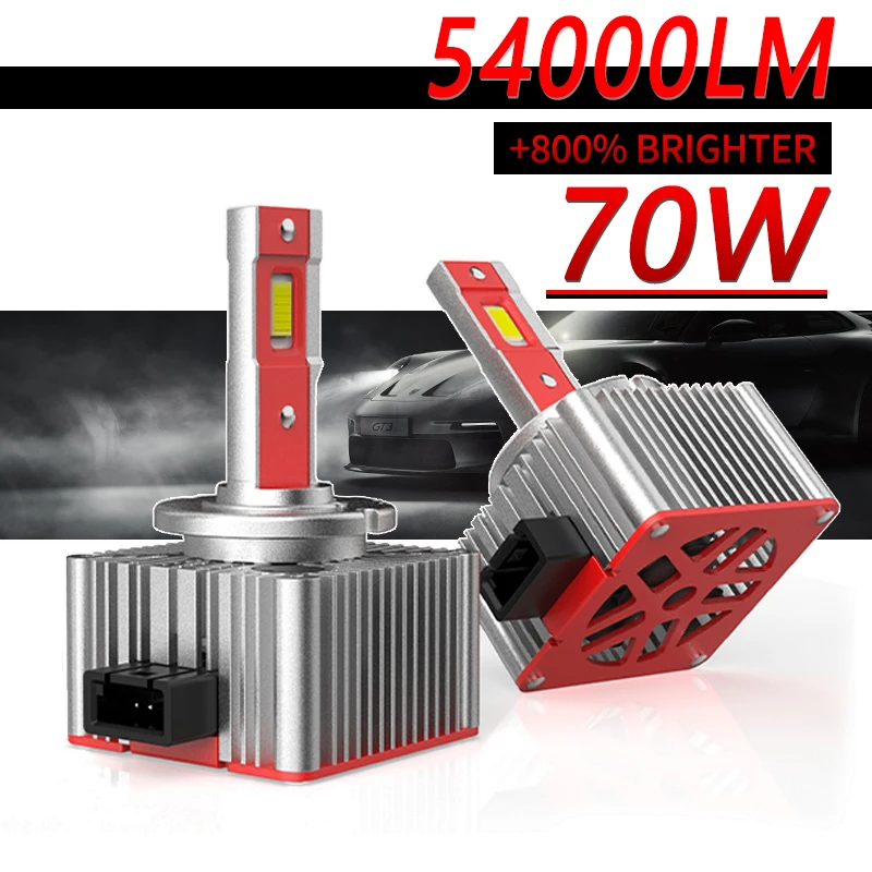 2PCS D1S D3S D8SLED Headlight HID D1R D3R D8R LED Headlamp Bulb 54000LM 70W Xenon Turbo Lamp Canbus 6000K Plug&Play 12V 14V
2PCS D1S D3S D8SLED Headlight HID D1R D3R D8R LED Headlamp Bulb 54000LM 70W Xenon Turbo Lamp Canbus 6000K Plug&Play 12V 14V