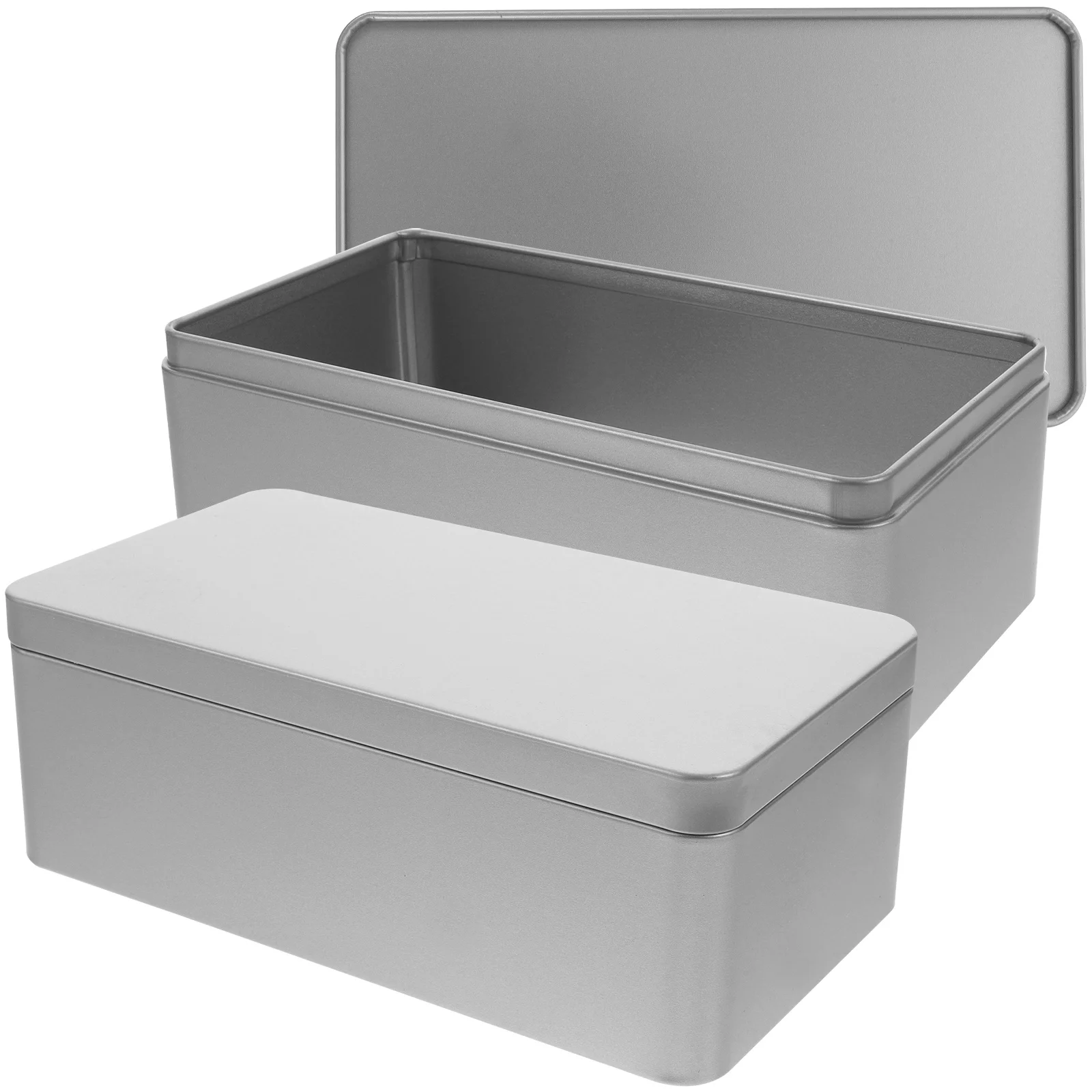 2 Pcs Tea Gift Box Storage Tins with Lids Candy Simple Empty Packing Case Tinplate Cookie
2 Pcs Tea Gift Box Storage Tins with Lids Candy Simple Empty Packing Case Tinplate Cookie