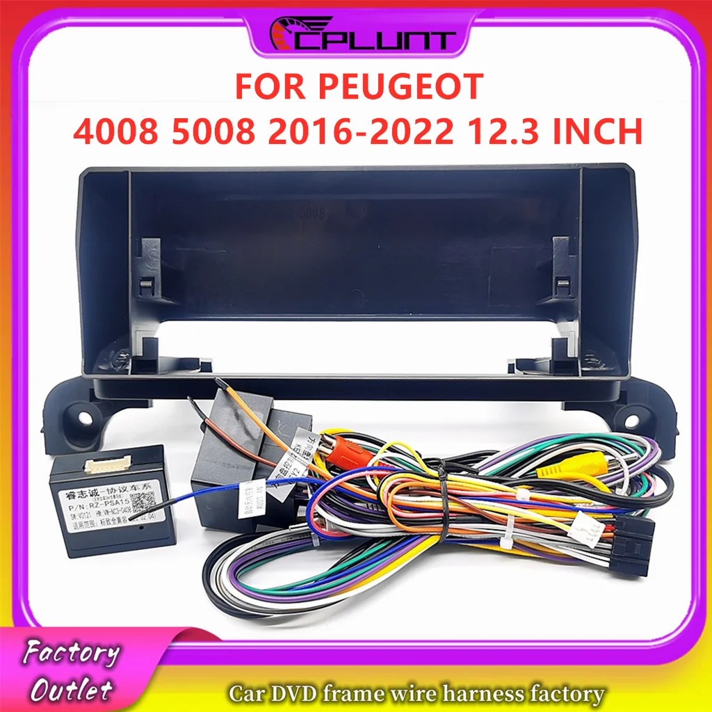 2 Din Car Stereo Radio Frame Fascia Adapter For PEUGEOT 4008 5008 2016-2022 12.3 INCH Android DVD Dash Fitting Panel Kit
2 Din Car Stereo Radio Frame Fascia Adapter For PEUGEOT 4008 5008 2016-2022 12.3 INCH Android DVD Dash Fitting Panel Kit