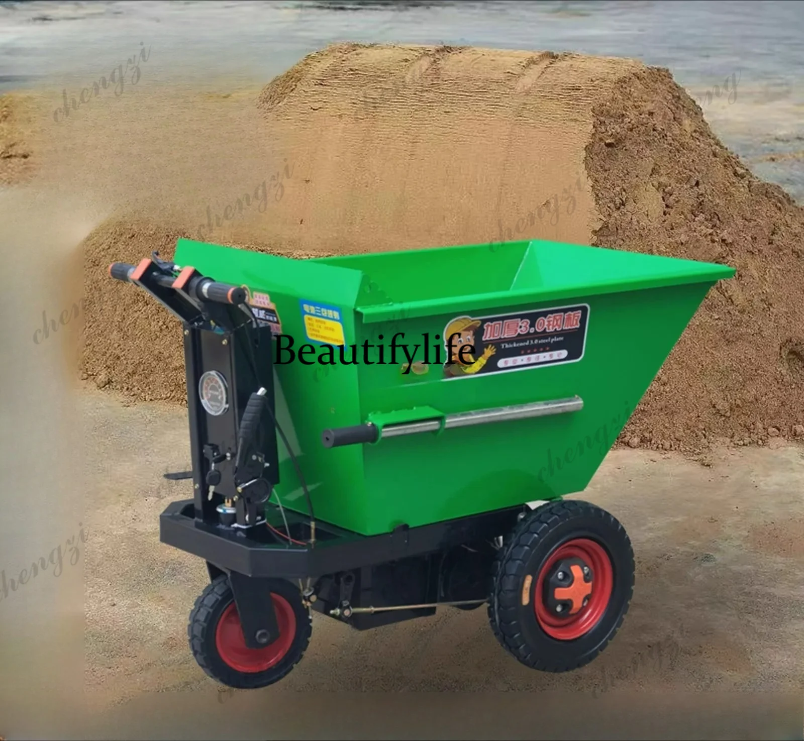 SS81 electric tricycle construction site construction vehicle farm dump truck
SS81 electric tricycle construction site construction vehicle farm dump truck