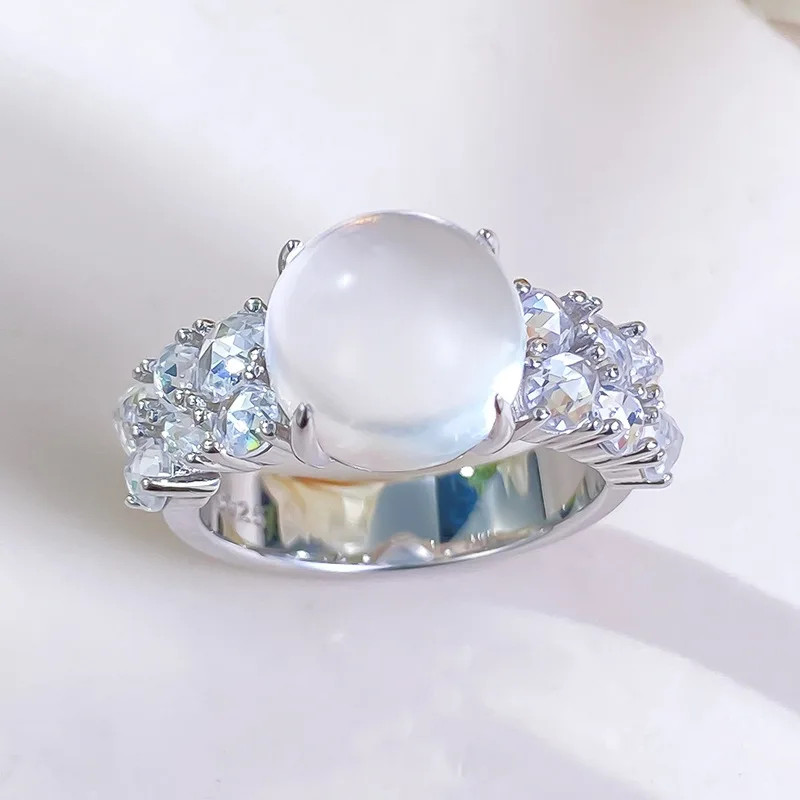 Apaison 100% 925 Sterling Silver Jade Rings For Women Original New Fine Jewelry High Carbon Diamond Gift Ladies Wedding Ring
Apaison 100% 925 Sterling Silver Jade Rings For Women Original New Fine Jewelry High Carbon Diamond Gift Ladies Wedding Ring