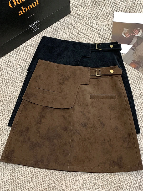 Design Sensation A-Line PU Leather Skirt Women's High Waist Slim Fit ort Skirt Faionable Versatile Autumn Winter New...
Design Sensation A-Line PU Leather Skirt Women's High Waist Slim Fit ort Skirt Faionable Versatile Autumn Winter New...