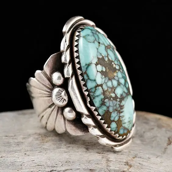 l Turquoise Embedded Faion Rings Exaggerated Personali Ring Wi Bestseller Alloy Mounted Artificial Gemstone
l Turquoise Embedded Faion Rings Exaggerated Personali Ring Wi Bestseller Alloy Mounted Artificial Gemstone