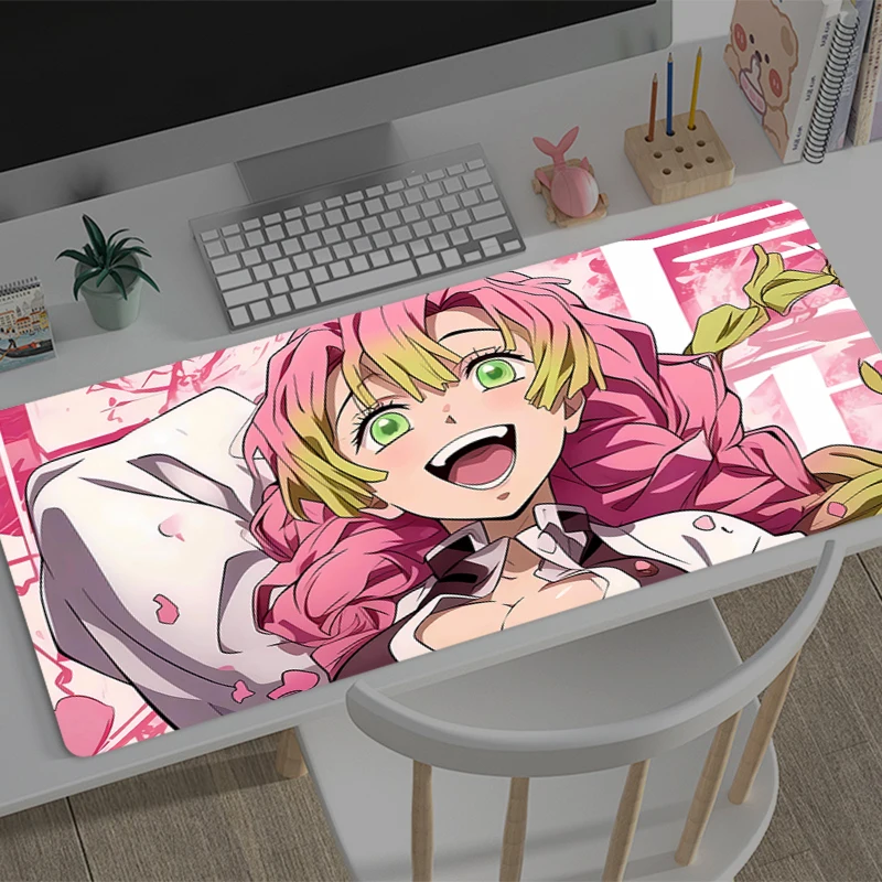 Large Mouse pad Demon Slayer Kanroji Mitsuri game player keyboard pad non-slip office study desk mat coaster PC Anime Mousepad
Large Mouse pad Demon Slayer Kanroji Mitsuri game player keyboard pad non-slip office study desk mat coaster PC Anime Mousepad