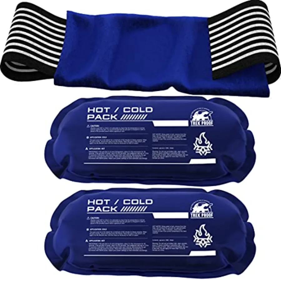 Ice Pack 3-Piece Set Reusable Hot and Cold Therapy Gel Wrap Support Injury Recovery, Alleviate Joint and Muscle Pain Rotator Cu
Ice Pack 3-Piece Set Reusable Hot and Cold Therapy Gel Wrap Support Injury Recovery, Alleviate Joint and Muscle Pain Rotator Cu