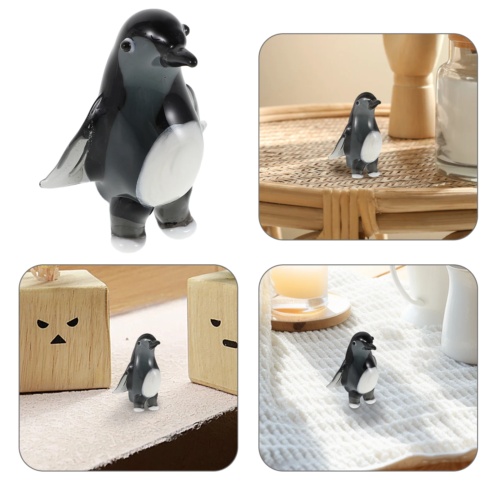 Crystal Penguin Ornament Cartoon Animal Mini Figurines Family Decorative Cake Decorations Grey Sculpture Keepsakes Child
Crystal Penguin Ornament Cartoon Animal Mini Figurines Family Decorative Cake Decorations Grey Sculpture Keepsakes Child