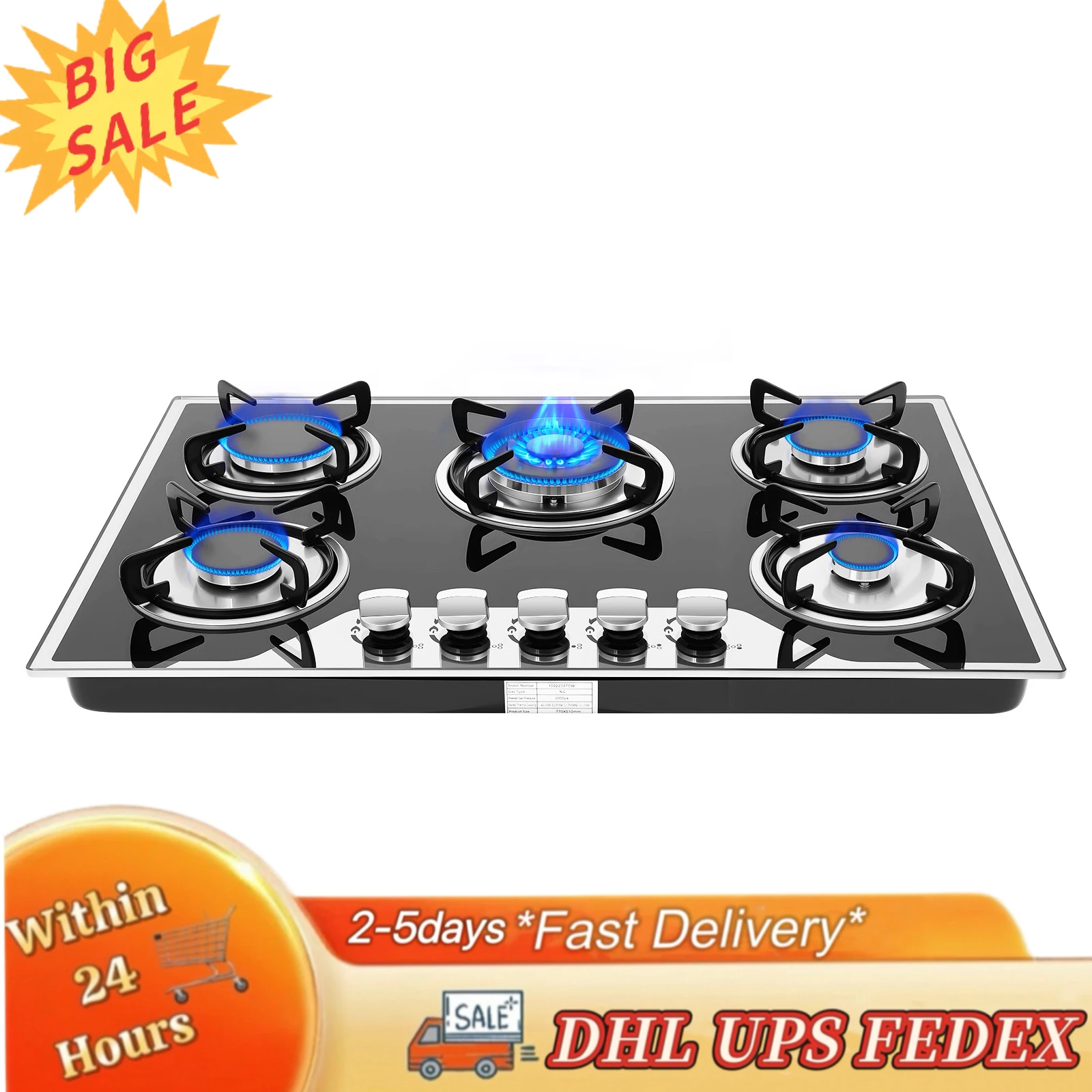 5-конфольная встроенная газовая плита со стеклянным покрытием (LPG/NG) 180 ° Чугунная газовая варочная панель с эмалью Fire Control для дома или ресторанов
5-конфольная встроенная газовая плита со стеклянным покрытием (LPG/NG) 180 ° Чугунная газовая варочная панель с эмалью Fire Control для дома или ресторанов