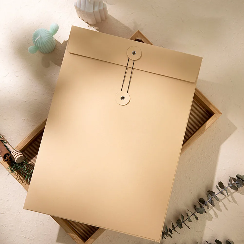 6Pcs Minimalist Paper File Pouch with String Tie Closure Large Capacity Document Organizer for Office Study Home Filing Storage
6Pcs Minimalist Paper File Pouch with String Tie Closure Large Capacity Document Organizer for Office Study Home Filing Storage
