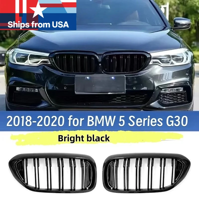 For BMW 5 Series G30 2018-2020 Kidney Grille, Front Central Air Intake, ABS Upgrade Matte black Grille, Fits 520i/530i/540i/M5
For BMW 5 Series G30 2018-2020 Kidney Grille, Front Central Air Intake, ABS Upgrade Matte black Grille, Fits 520i/530i/540i/M5