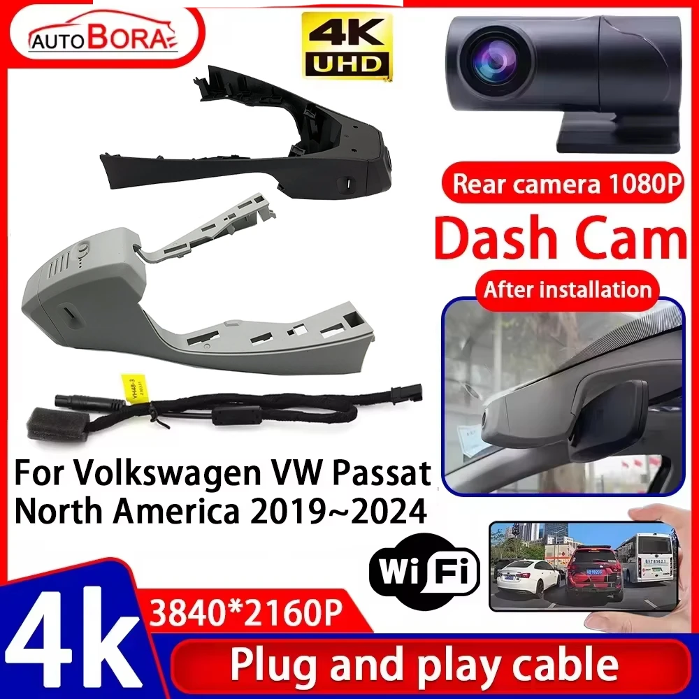 ZhuCamX Video Recorder Night Visio 4K UHD Plug and Play Car DVR Dash Cam for Volkswagen VW Passat Alltrack B8 2014~2024
ZhuCamX Video Recorder Night Visio 4K UHD Plug and Play Car DVR Dash Cam for Volkswagen VW Passat Alltrack B8 2014~2024