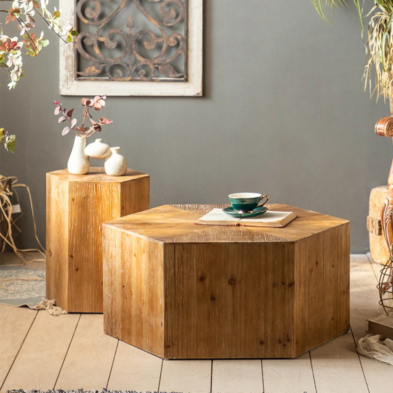 Vintage log special-shaped coffee table, living room home elm tea table, small house, light luxury sofa, a few tables
Vintage log special-shaped coffee table, living room home elm tea table, small house, light luxury sofa, a few tables