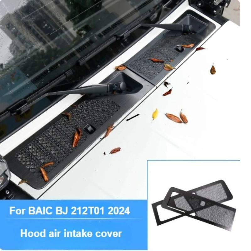 Для BAIC BJ 212T01 2024, передний капот, направляющая для воды, защитная крышка, фильтр, экран, модификация воздухозаборника, аксессуары
Для BAIC BJ 212T01 2024, передний капот, направляющая для воды, защитная крышка, фильтр, экран, модификация воздухозаборника, аксессуары