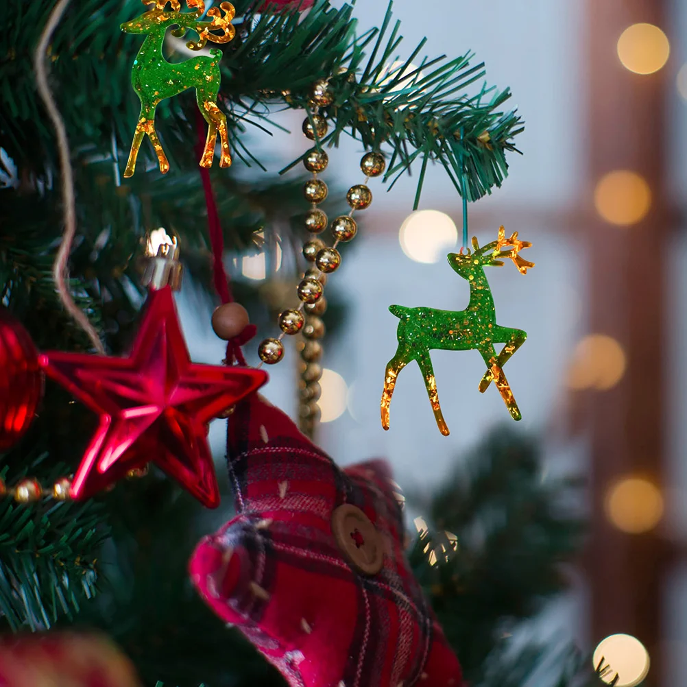 3Pcs Elk Silicone Pendant Casting Molds Christmas DIY Keychain Epoxy Resin Elk Charm Molds for Crafting Accessories
3Pcs Elk Silicone Pendant Casting Molds Christmas DIY Keychain Epoxy Resin Elk Charm Molds for Crafting Accessories