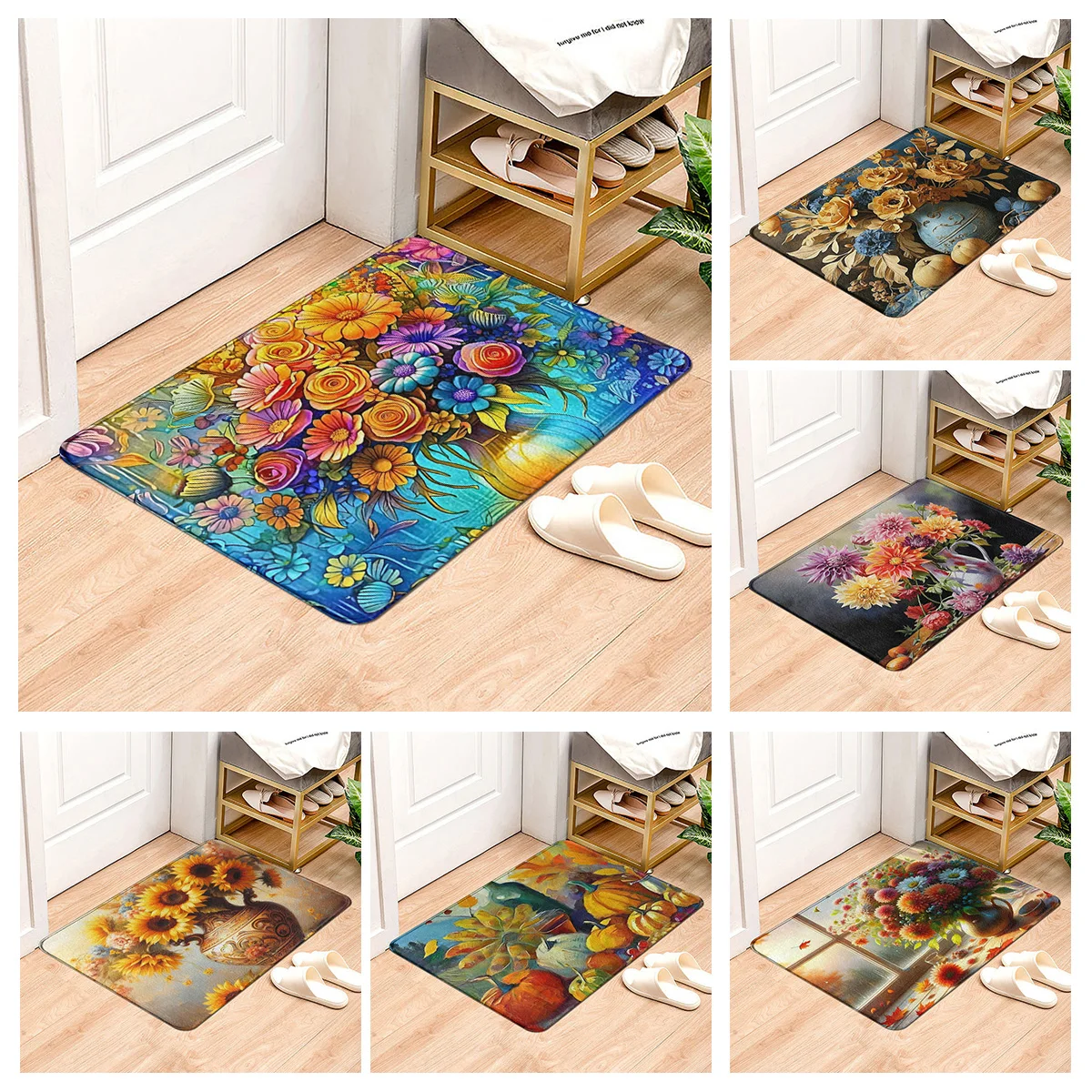 House entrance carpet Home door mat Living Room Bath Foot bathroom non-slip water absorption rugs cute Halloween Autumn Pumpkin
House entrance carpet Home door mat Living Room Bath Foot bathroom non-slip water absorption rugs cute Halloween Autumn Pumpkin