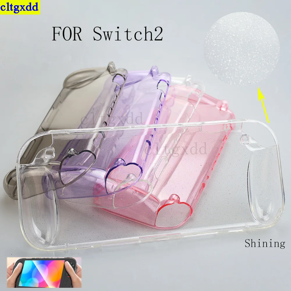 Cltgxdd 1piece TPU high-quality transparent silicone shell FOR switch2 scratch resistant crystal anti drop protective cover
Cltgxdd 1piece TPU high-quality transparent silicone shell FOR switch2 scratch resistant crystal anti drop protective cover